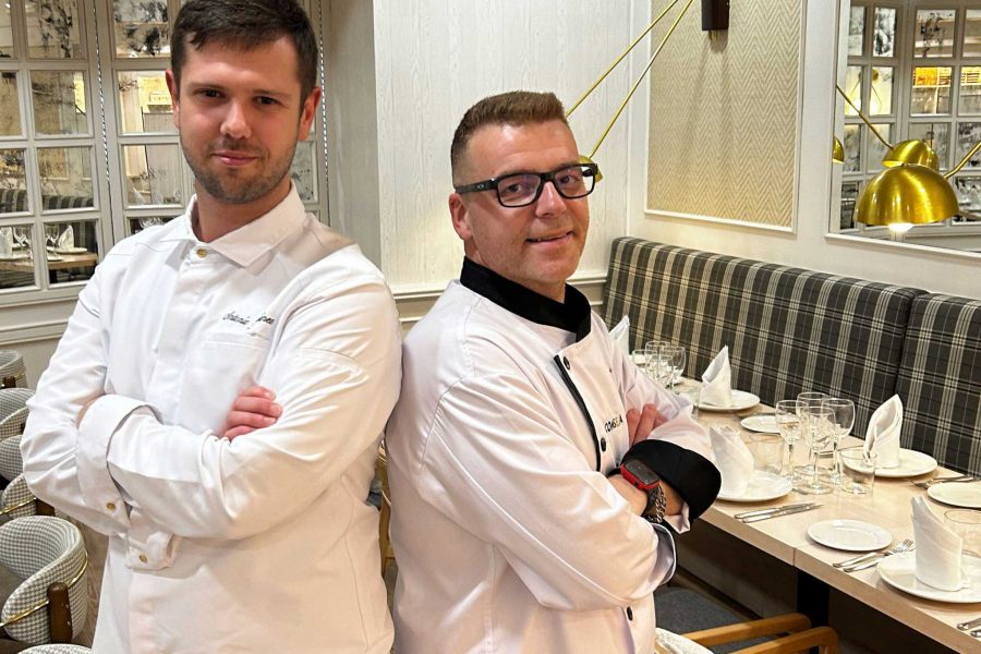 Antonio Giménez y Alberto J. Sánchez vuelven a encontrarse en una nueva comida a 4 manos en Gastrobar El Perdido